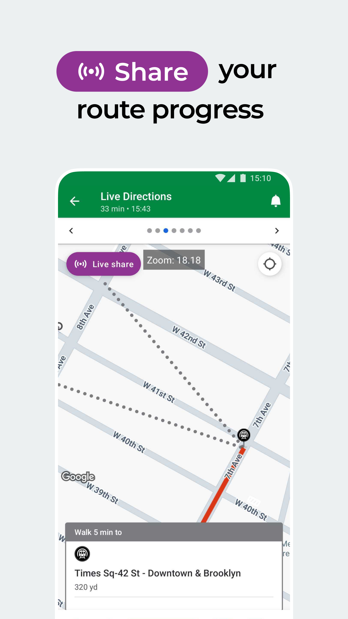 اسکرین شات برنامه Moovit: Bus & Public Transit 4