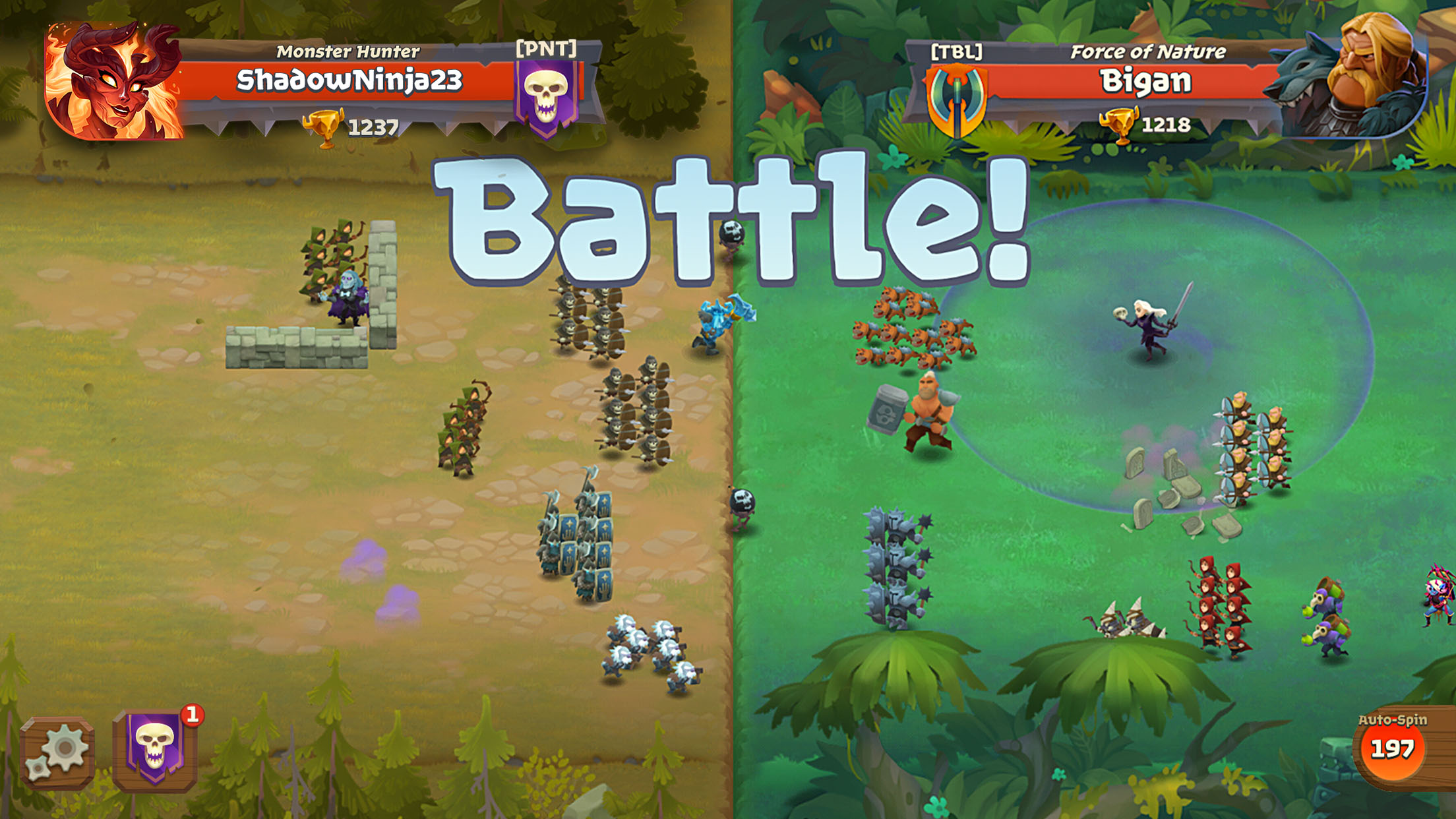 اسکرین شات 7 بازی Battle Legion: Mass Troops RPG