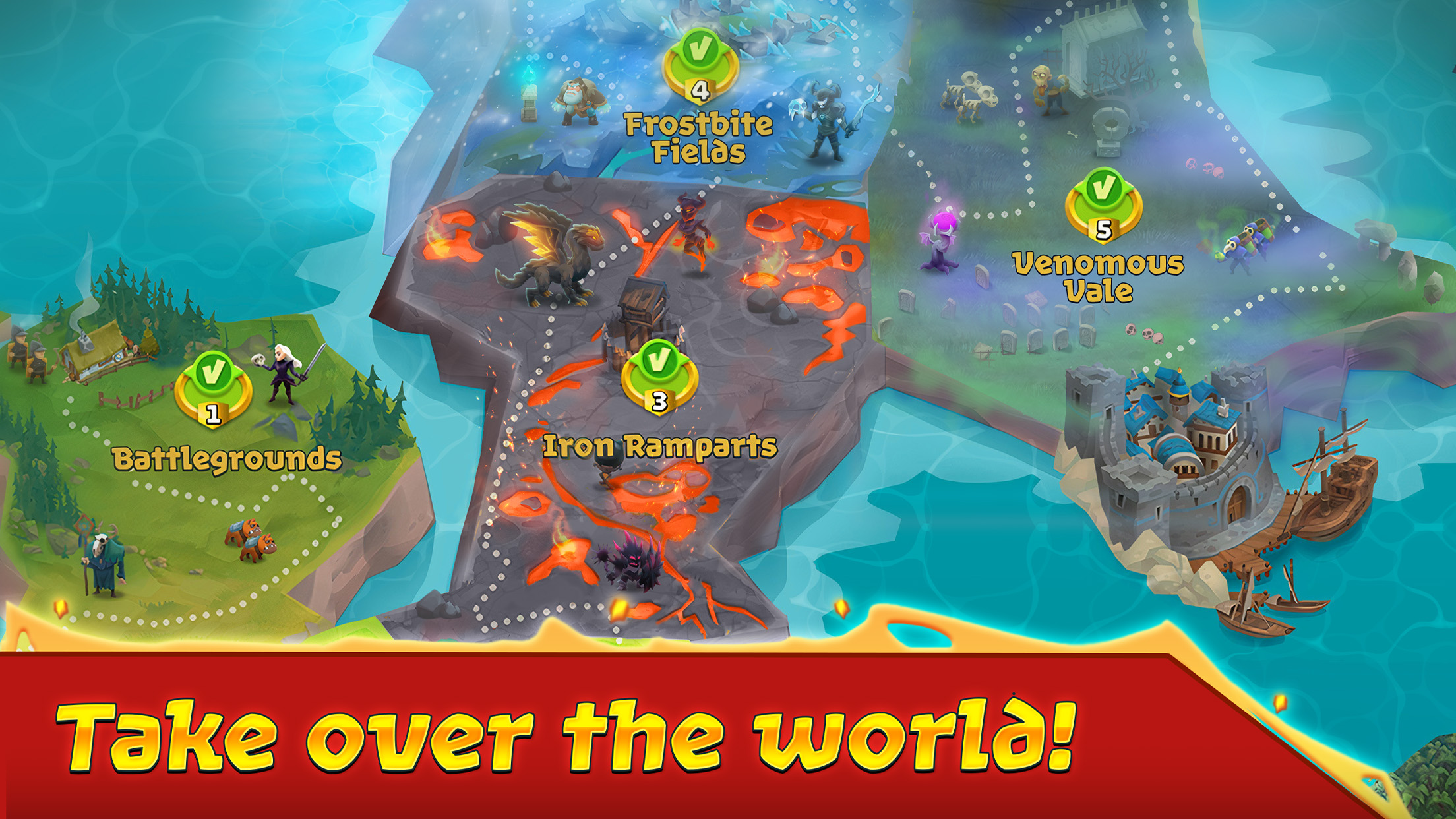 اسکرین شات 6 بازی Battle Legion: Mass Troops RPG