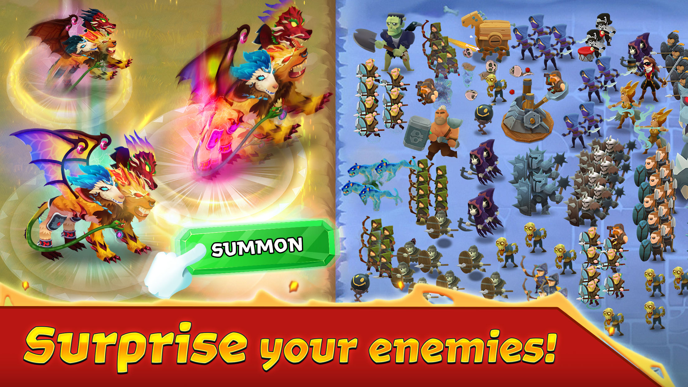 اسکرین شات 1 بازی Battle Legion: Mass Troops RPG