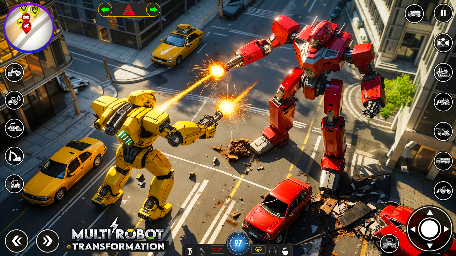 اسکرین شات 5 بازی Robot Transform Car Games 3D