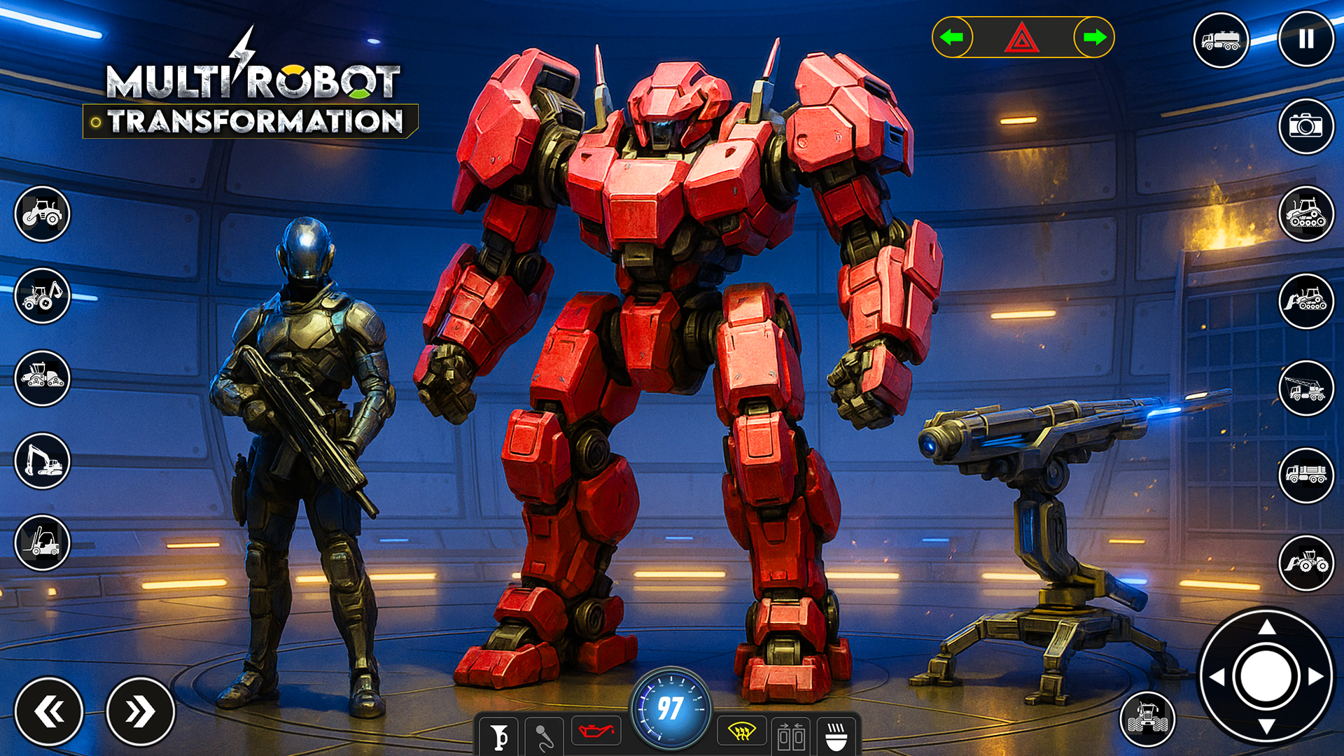 اسکرین شات 3 بازی Robot Transform Car Games 3D