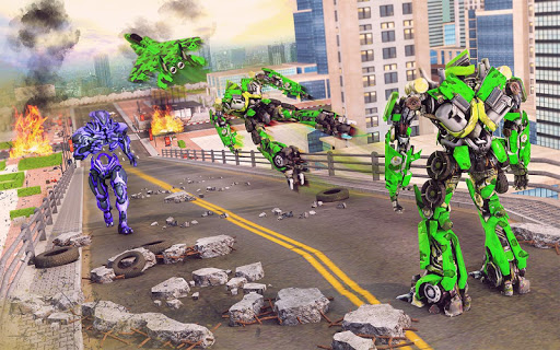 اسکرین شات 2 بازی US Army Robot Transformation Jet Robo Car Tank War