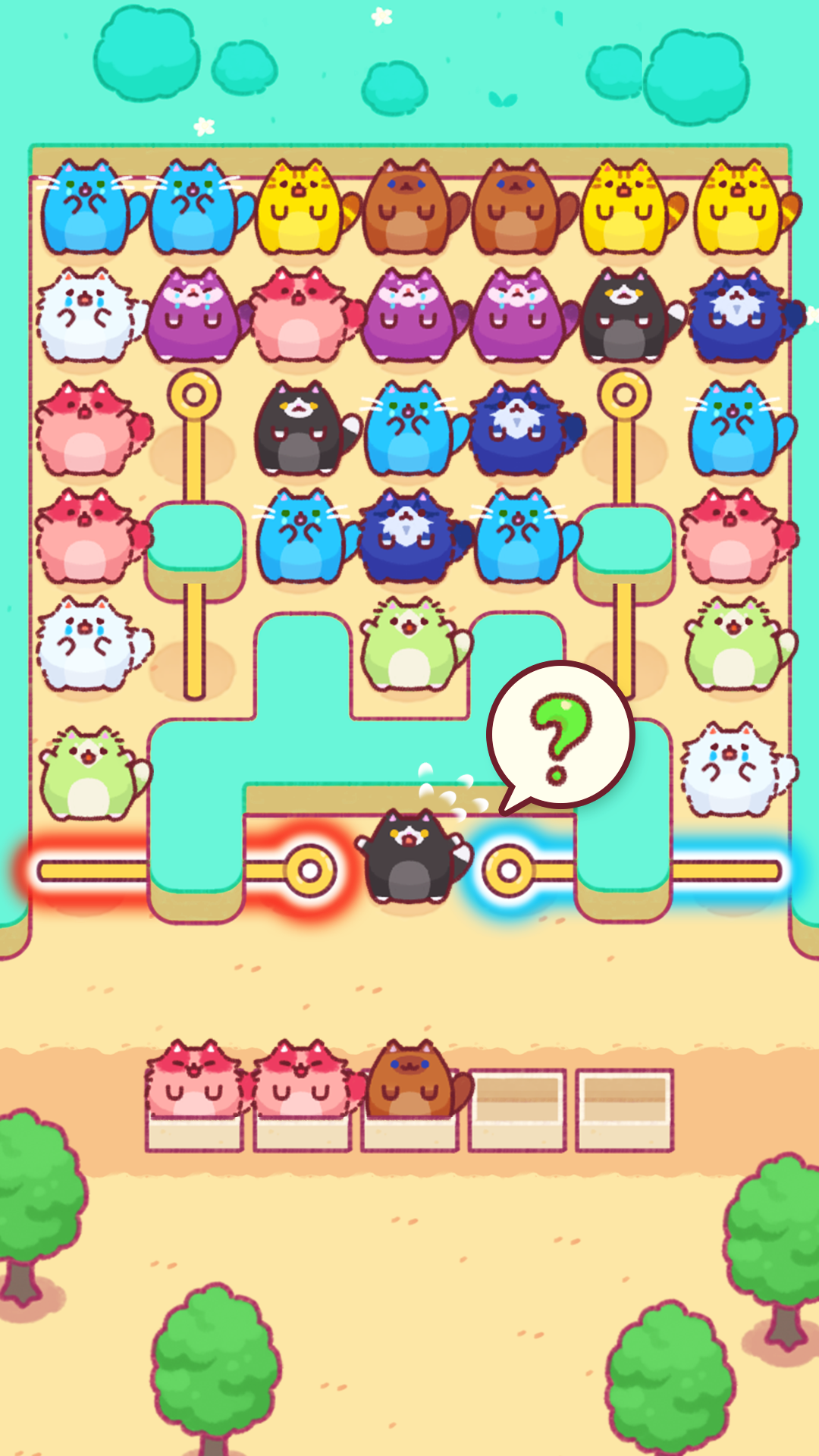 اسکرین شات 2 بازی Cat Block Jam: Healing Puzzle