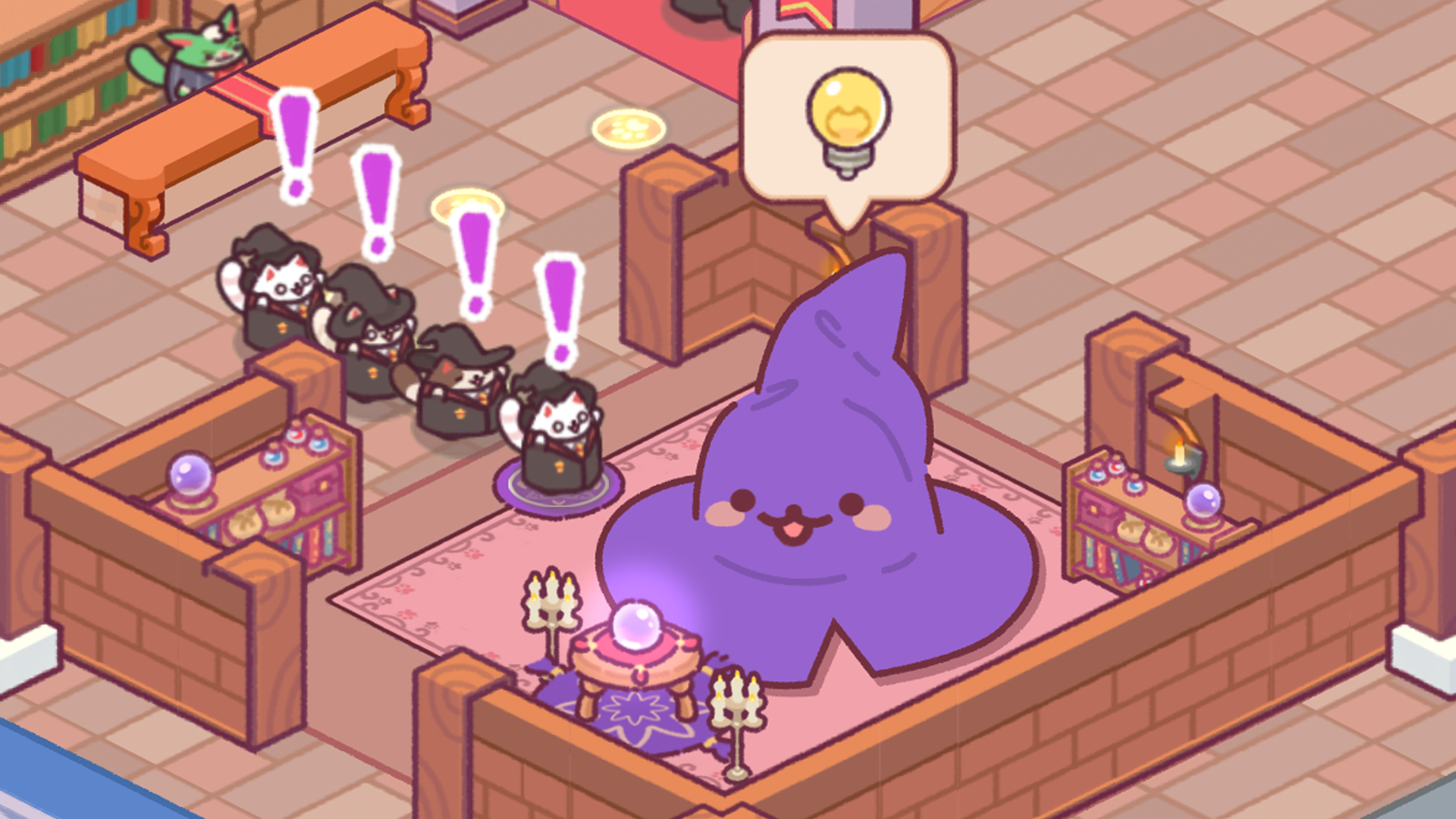 اسکرین شات 2 بازی Cat Magic School : Cute Tycoon