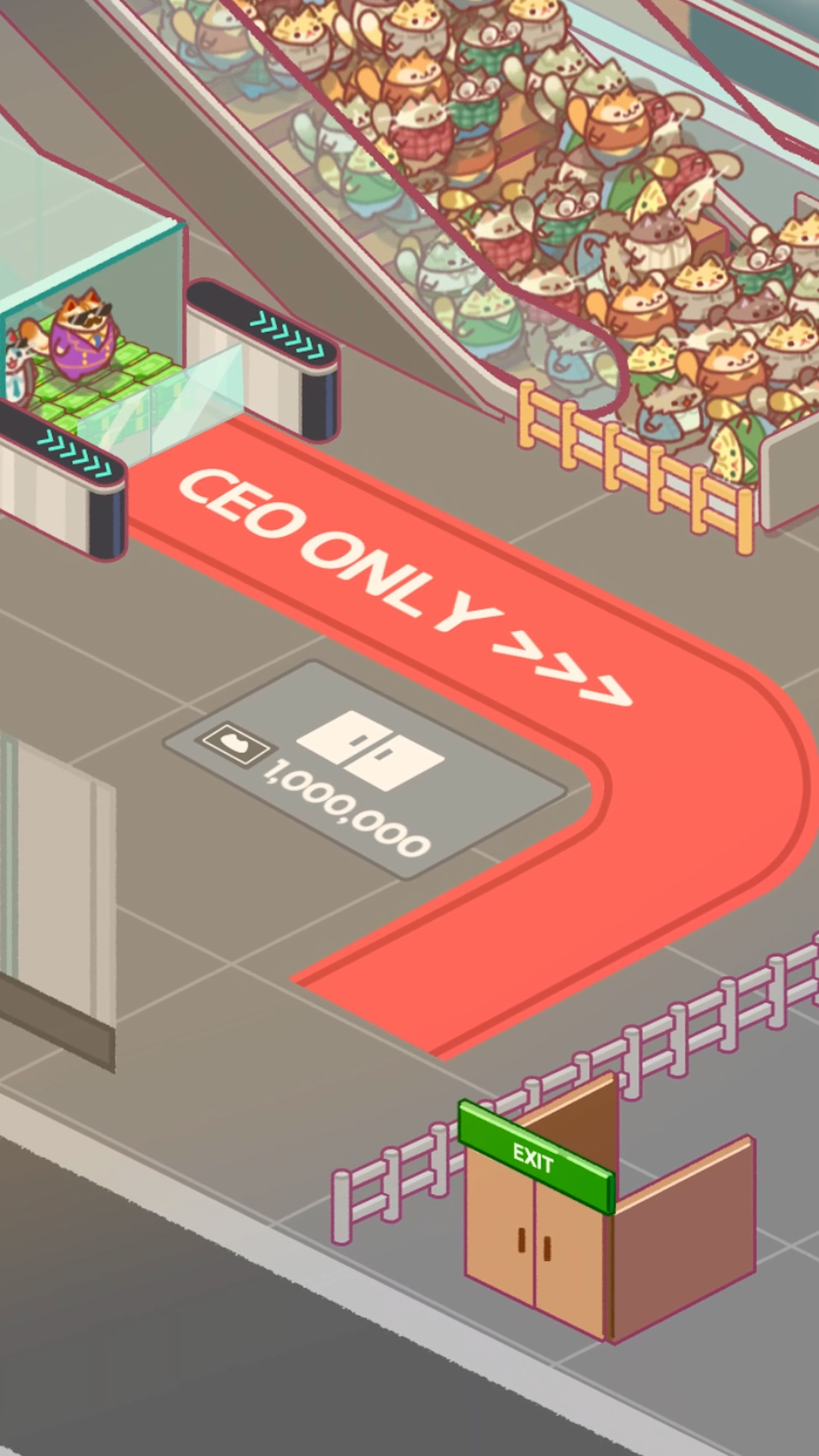 اسکرین شات 2 بازی Office Cat: Idle Tycoon Games