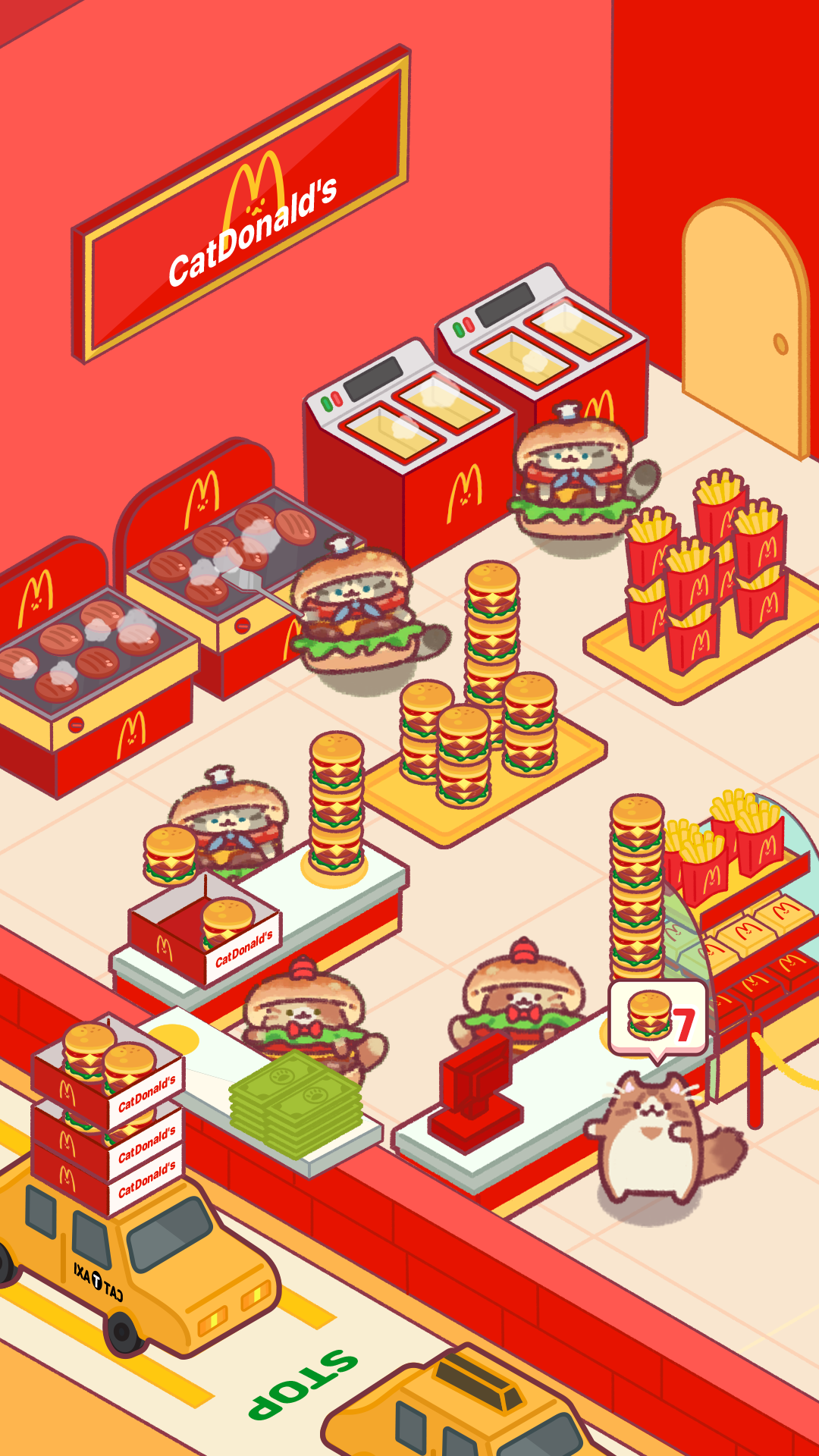 اسکرین شات 4 بازی Cat Snack Bar: Cute Food Games