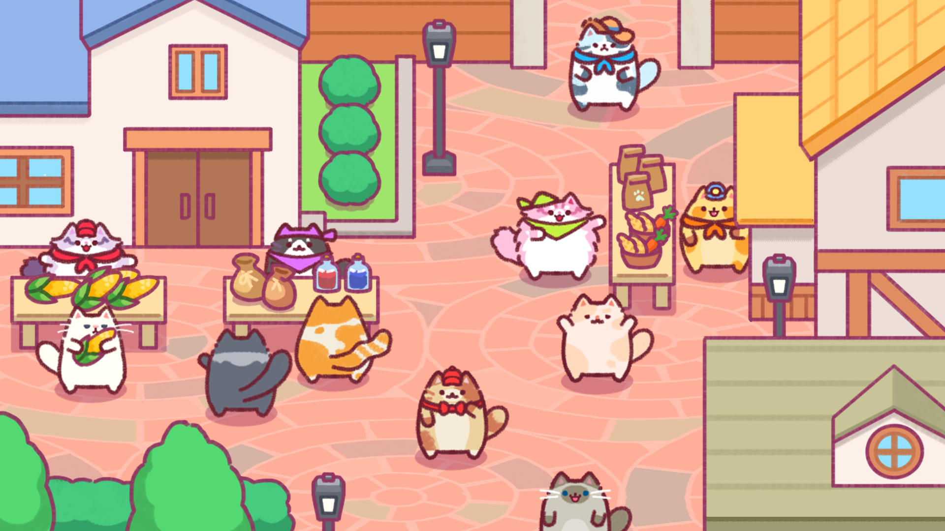 اسکرین شات 2 بازی Cat Town Valley: Healing Farm