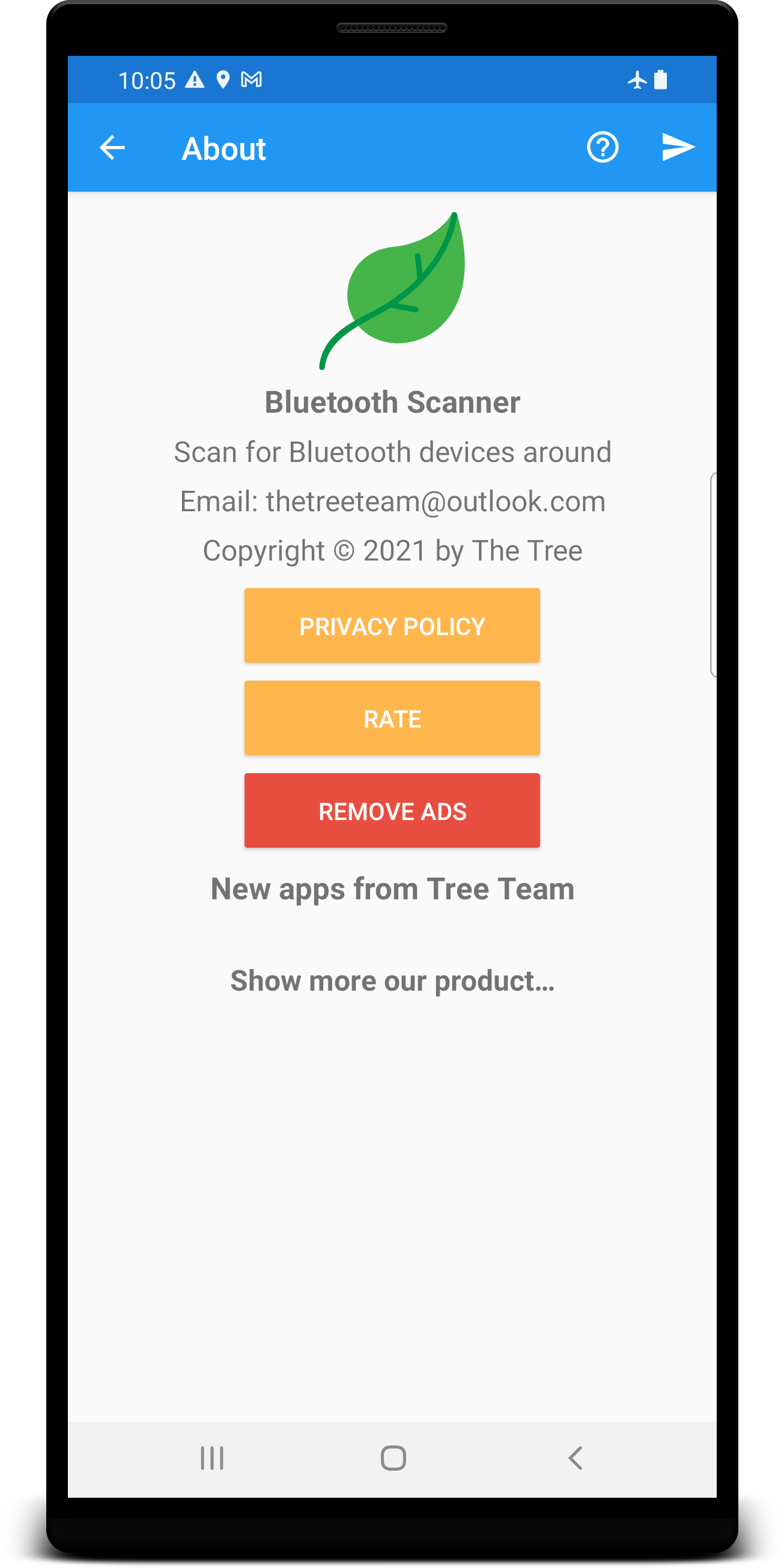 اسکرین شات 4 برنامه Bluetooth Scanner
