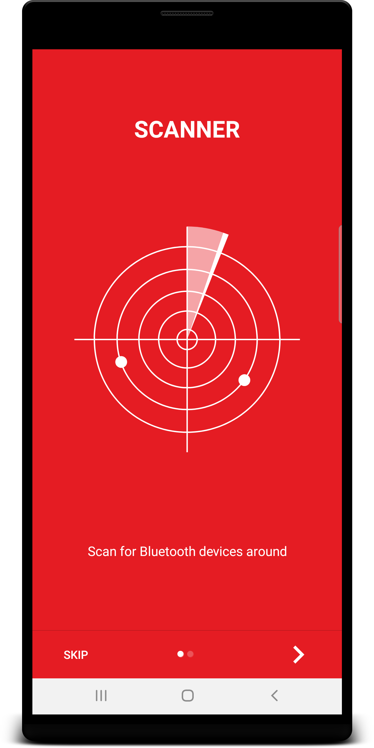 اسکرین شات 1 برنامه Bluetooth Scanner