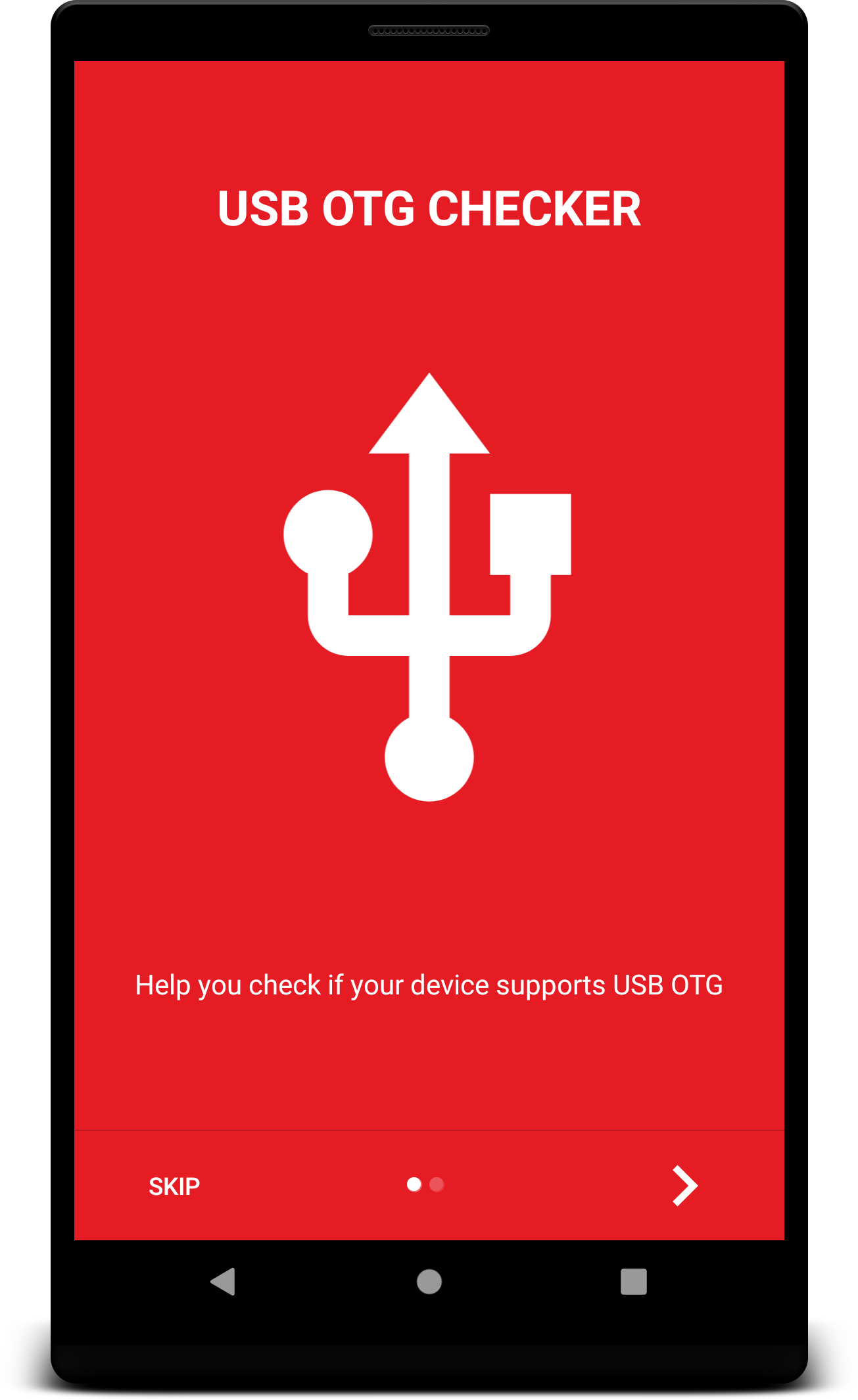 اسکرین شات 1 برنامه USB OTG Checker, Check USB OTG