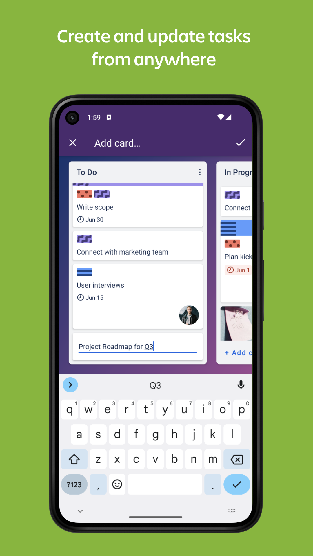 اسکرین شات 2 برنامه Trello: Manage Team Projects