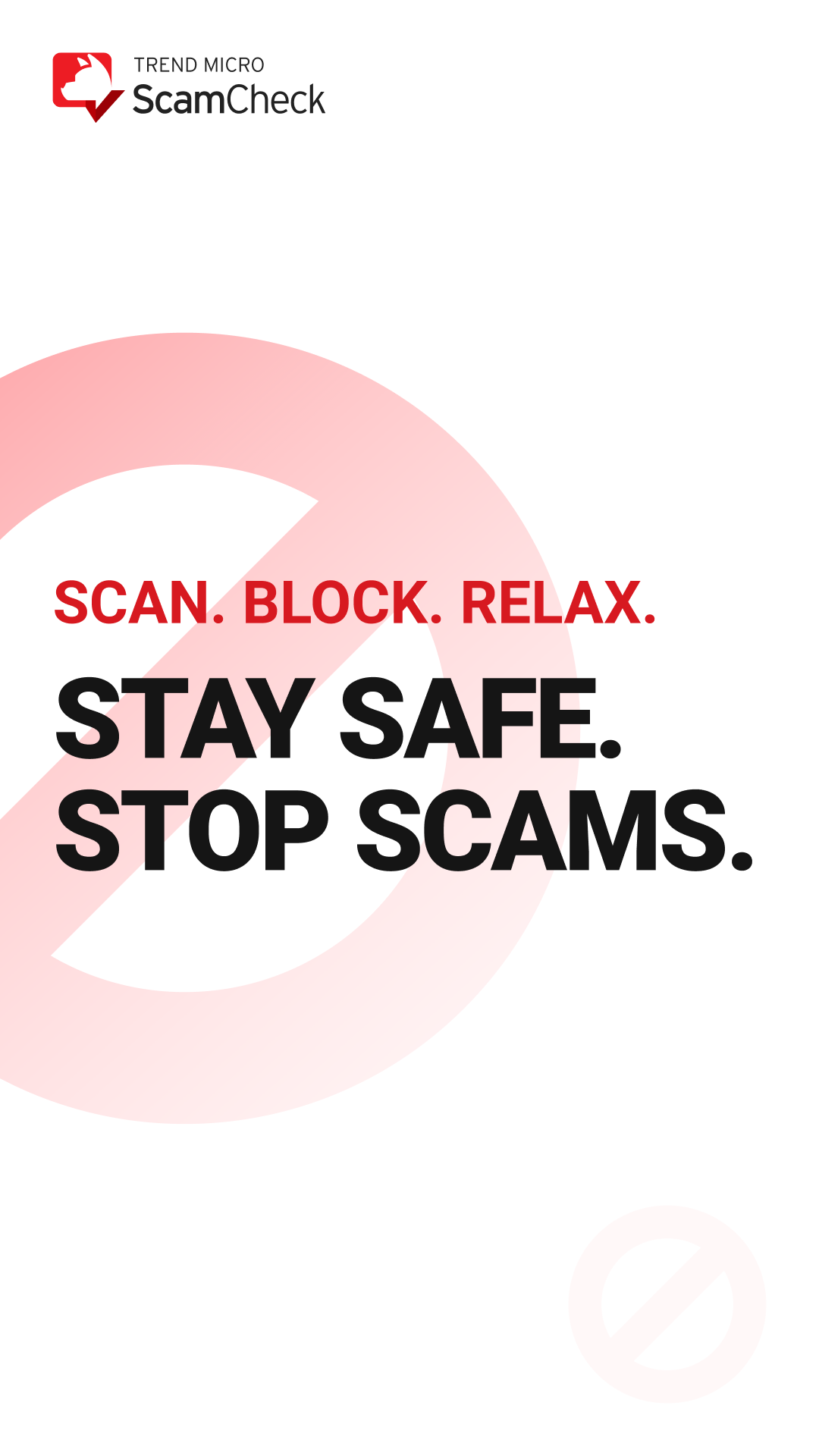 اسکرین شات 1 برنامه Trend Micro ScamCheck