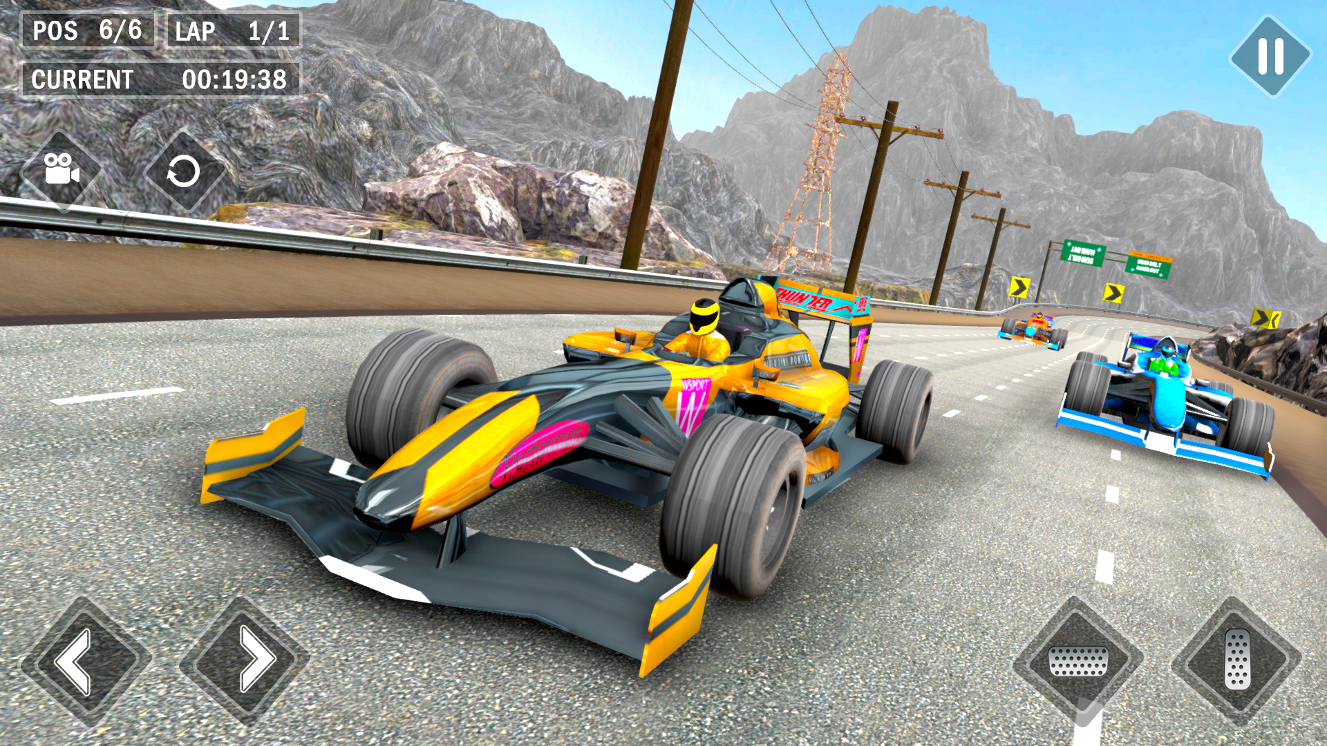 اسکرین شات 2 بازی Formula Car Racing 3d Games