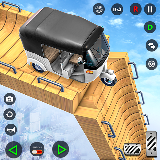 اسکرین شات 1 بازی Tuk Tuk Taxi Driving Games 3D