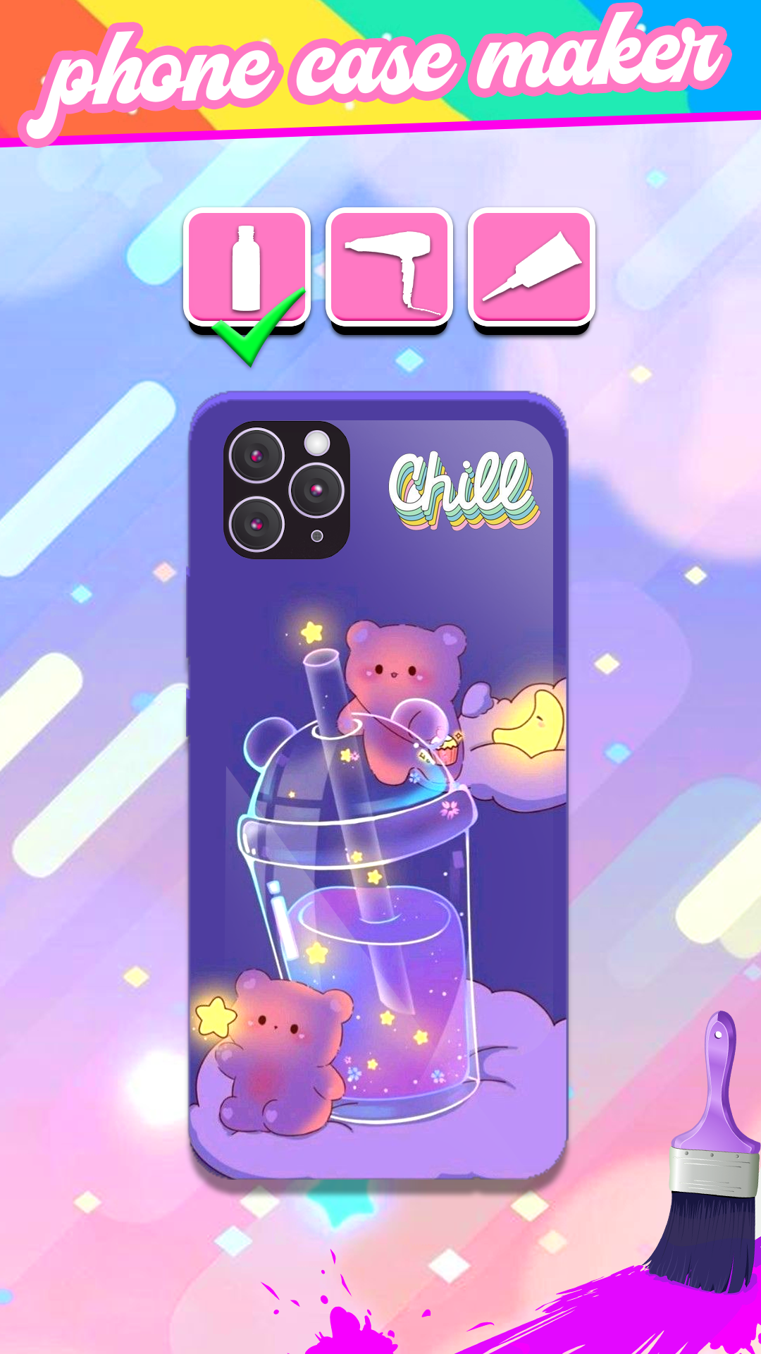 اسکرین شات 1 بازی DIY Mobile Case Maker Game