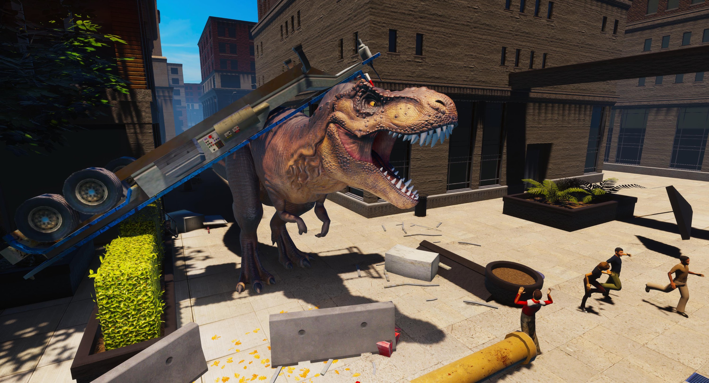 اسکرین شات 1 بازی T-rex Simulator Dinosaur Games