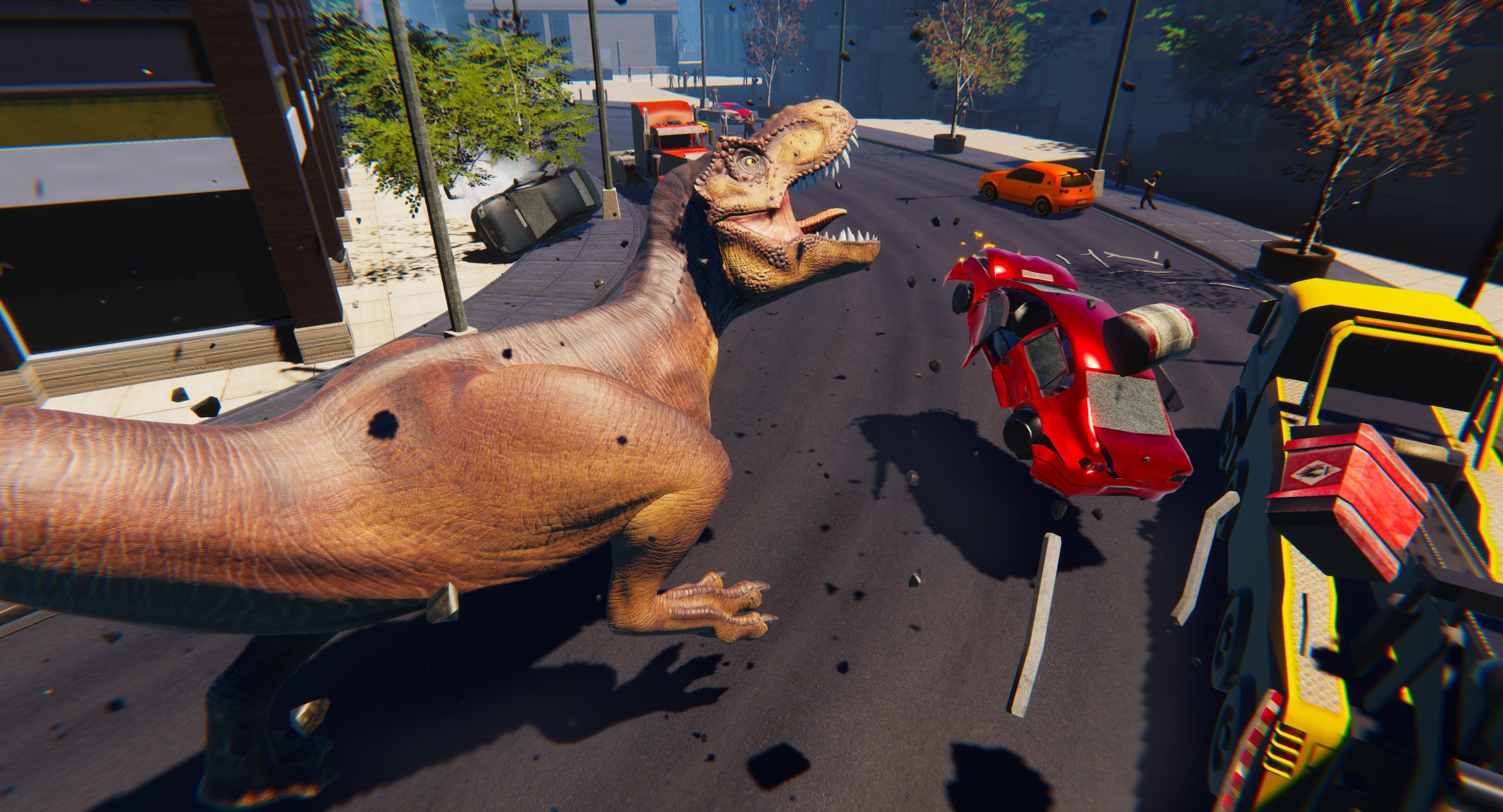 اسکرین شات 4 بازی T-rex Simulator Dinosaur Games