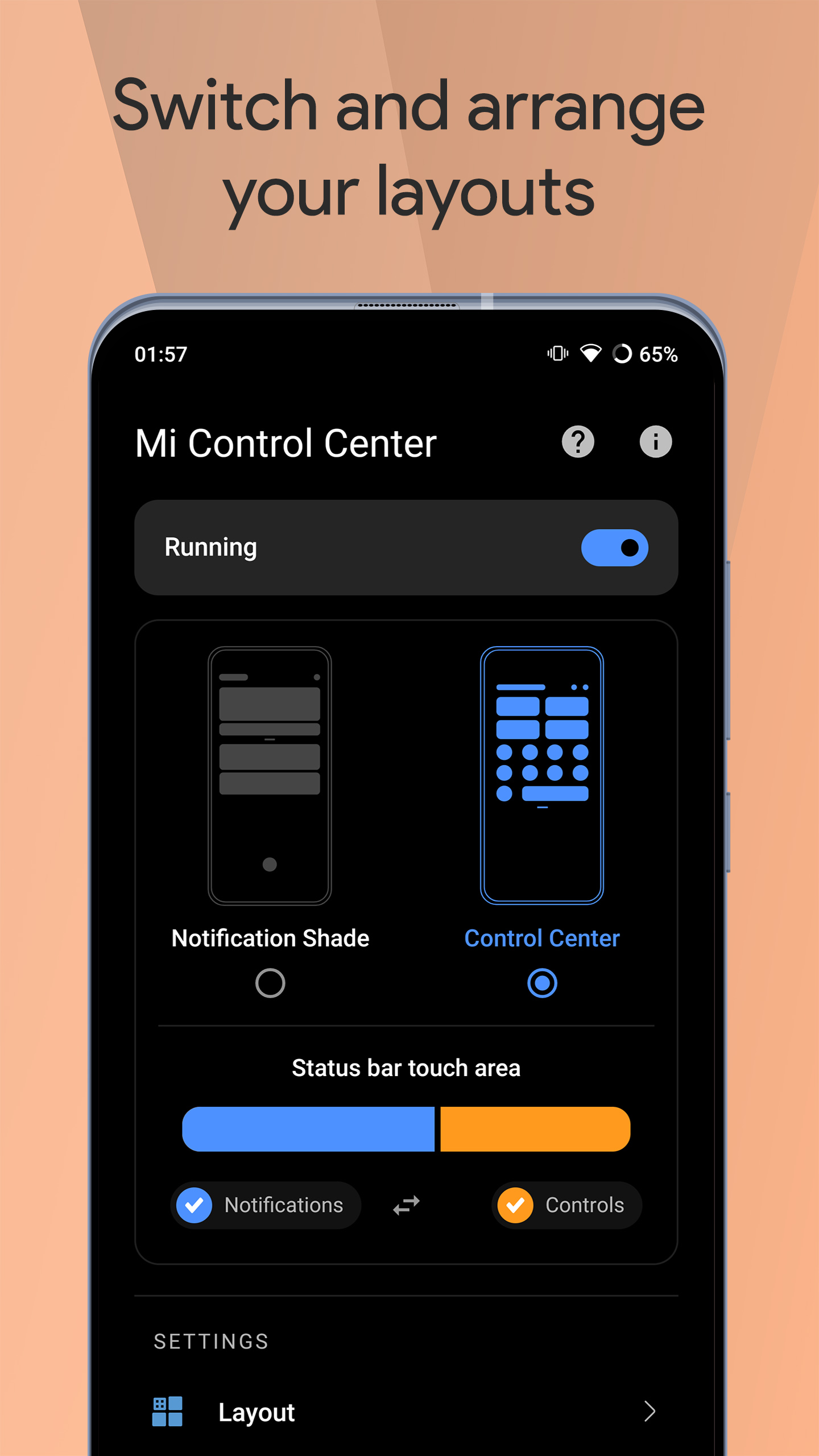 اسکرین شات 8 برنامه Mi Control Center