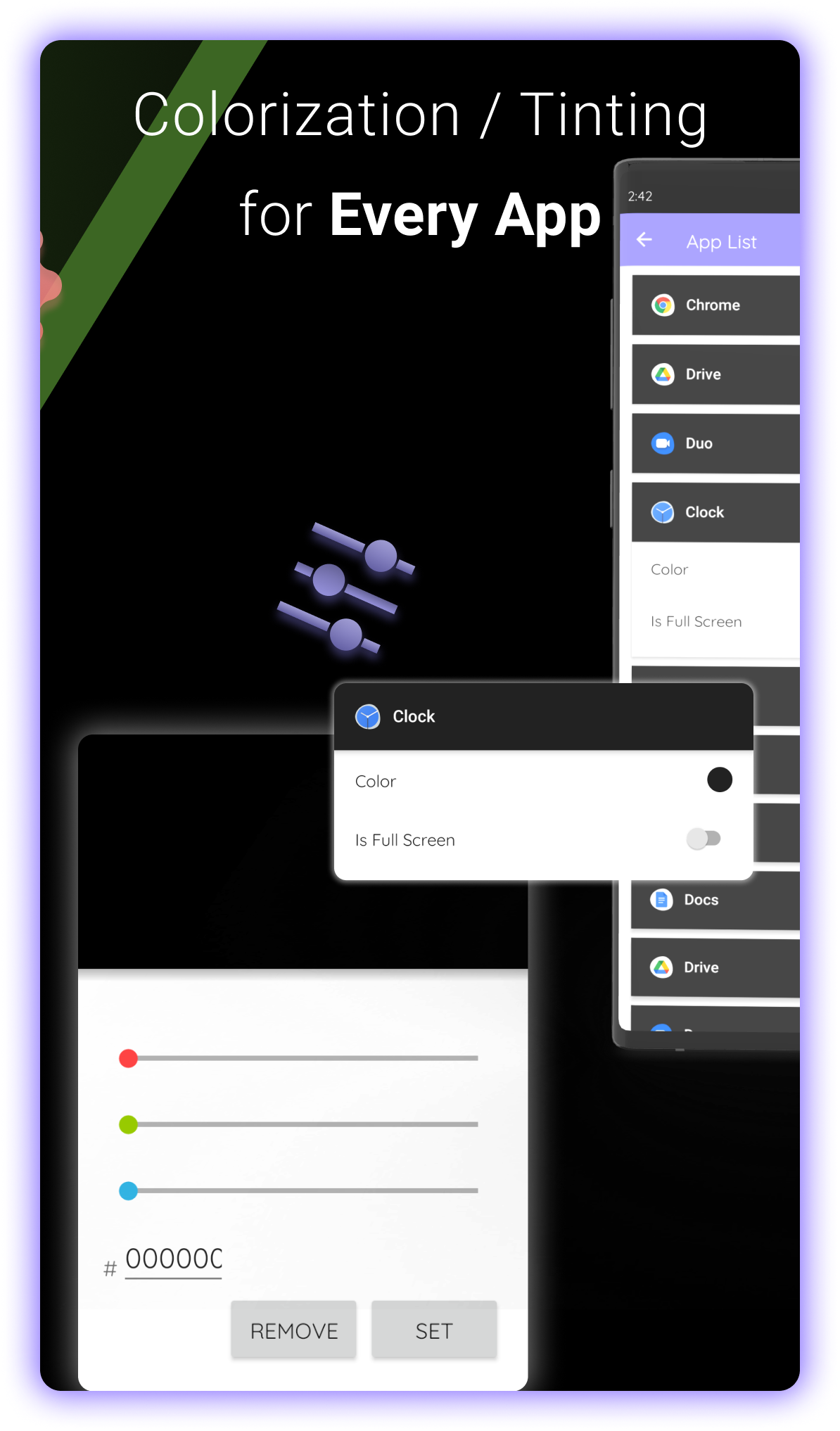 اسکرین شات 5 برنامه Material Status Bar