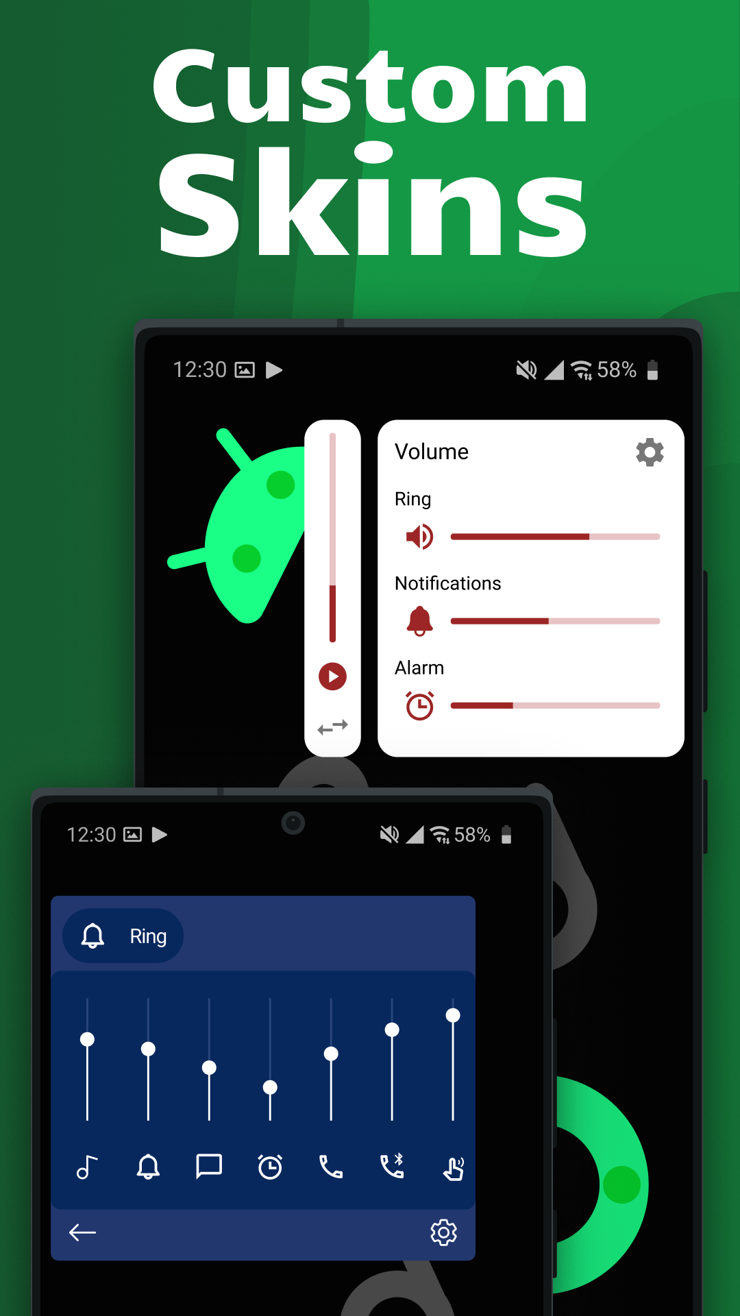 اسکرین شات 5 برنامه Ultra Volume Control Styles