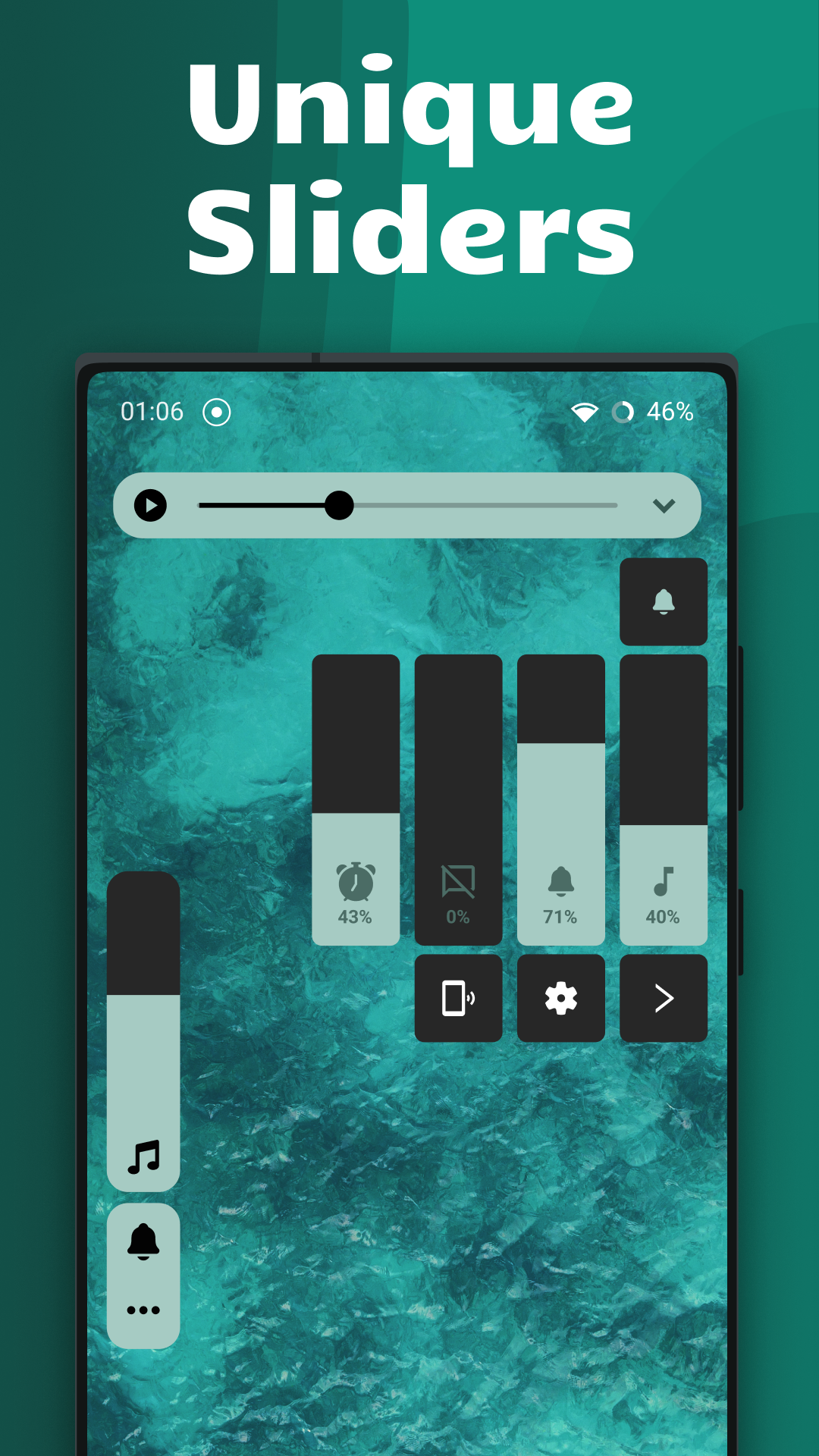 اسکرین شات 3 برنامه Ultra Volume Control Styles