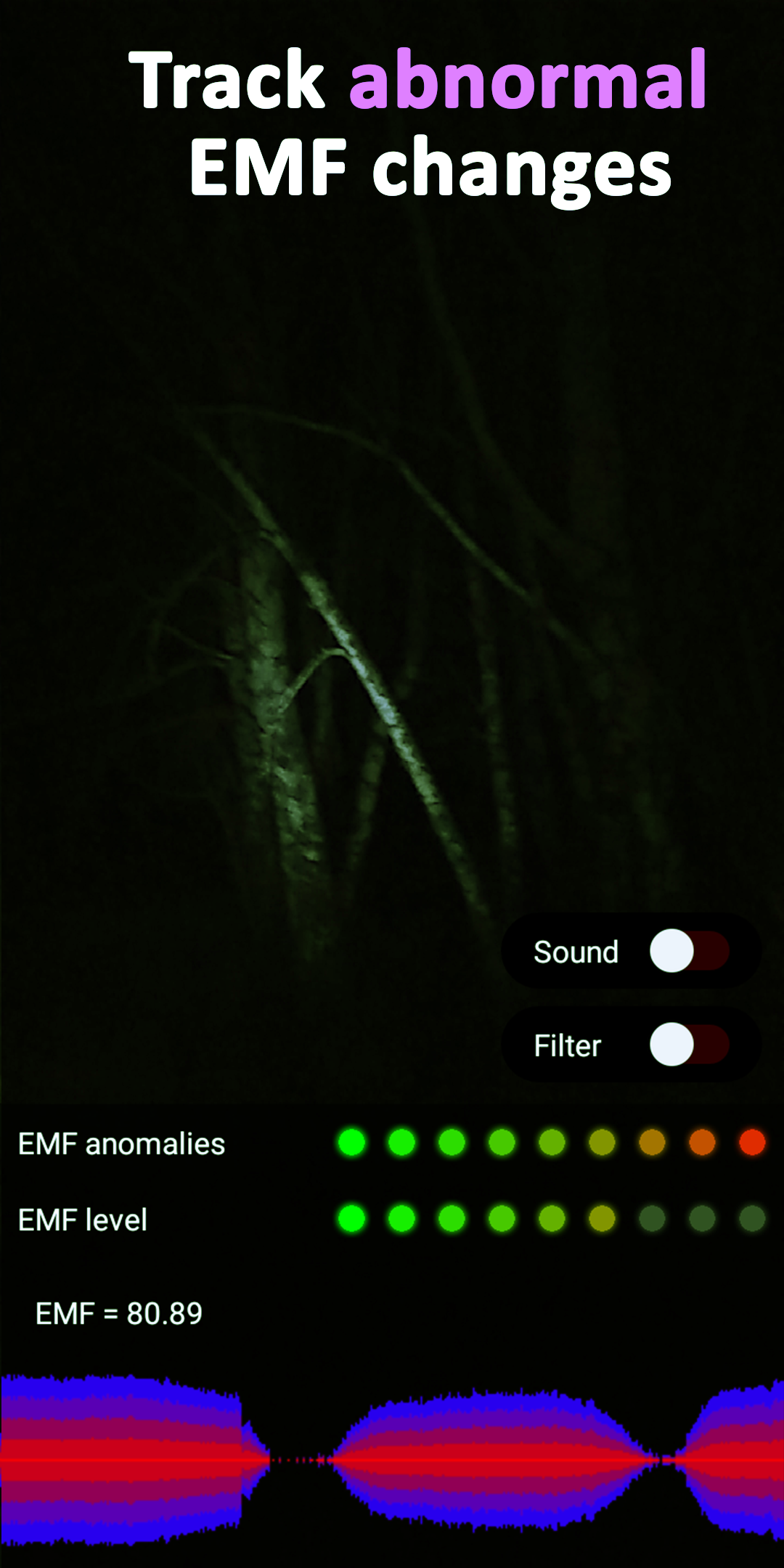 اسکرین شات 4 برنامه EMF Ghost Detector and Camera