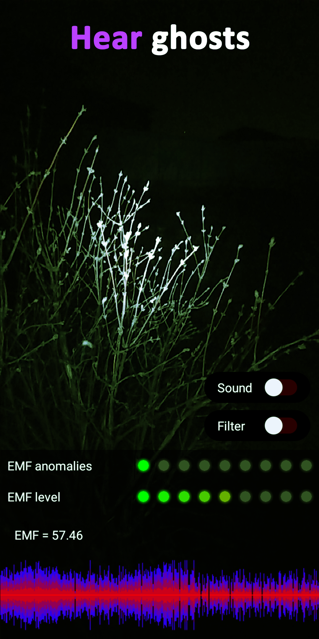 اسکرین شات 2 برنامه EMF Ghost Detector and Camera