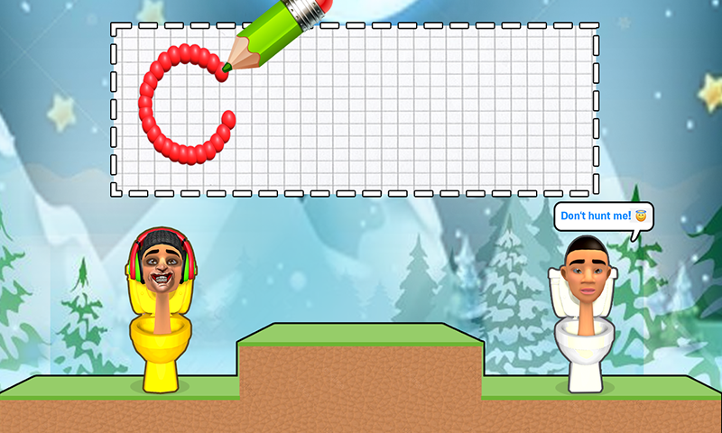 اسکرین شات 1 بازی Draw To Smash : Toilet Puzzle
