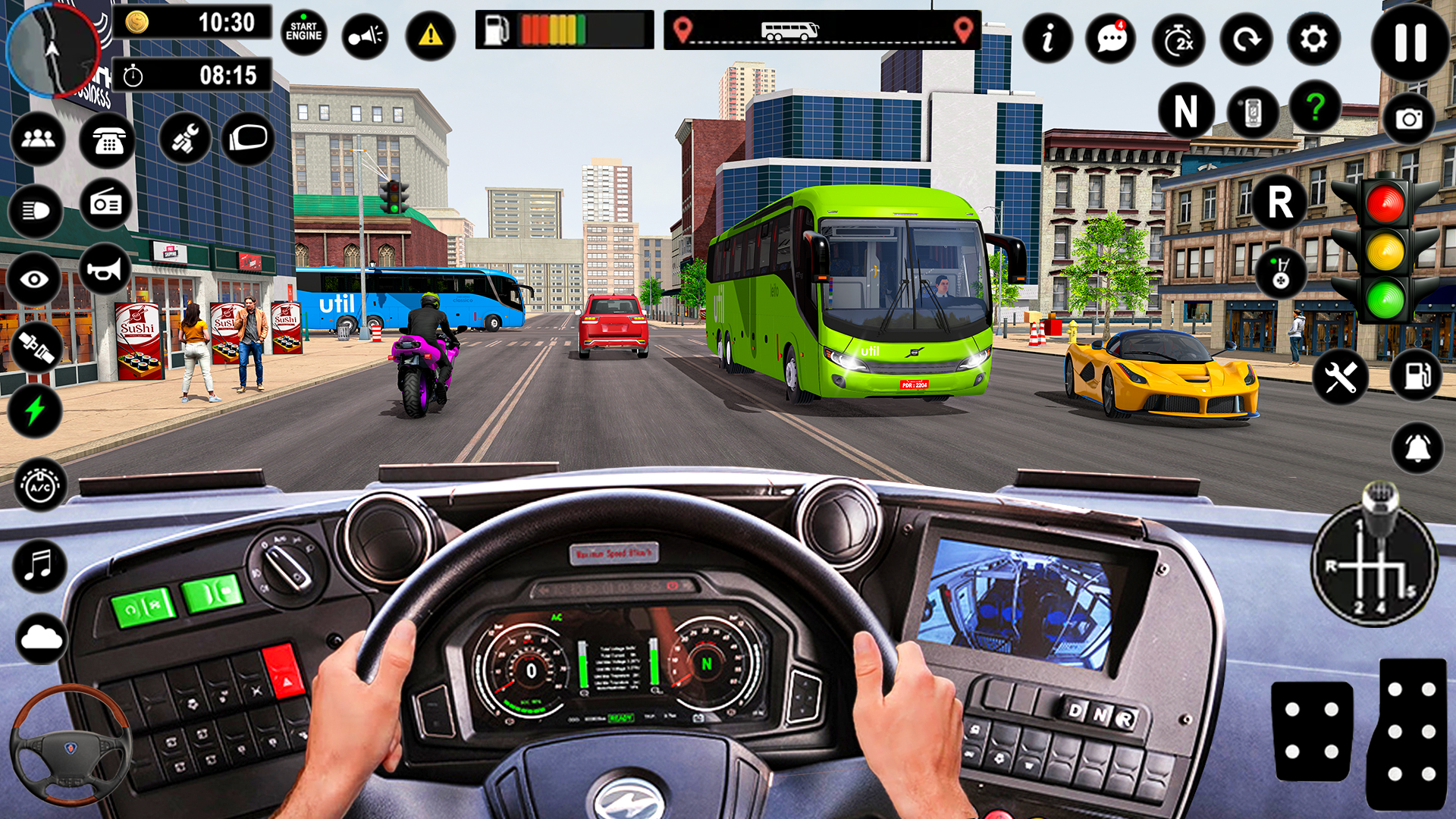اسکرین شات 5 برنامه Coach Bus Games: Bus Simulator