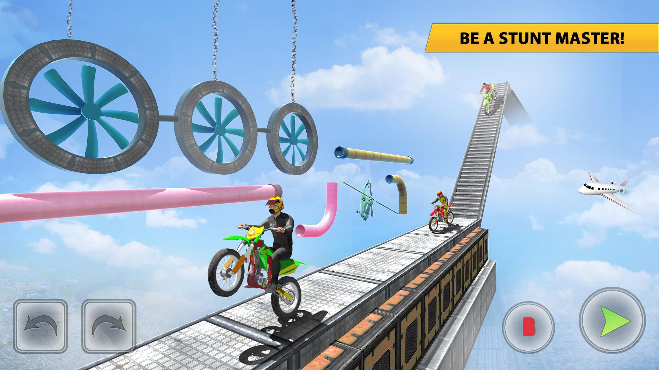 اسکرین شات 2 بازی Bike Stunt Race 3D: Bike Games