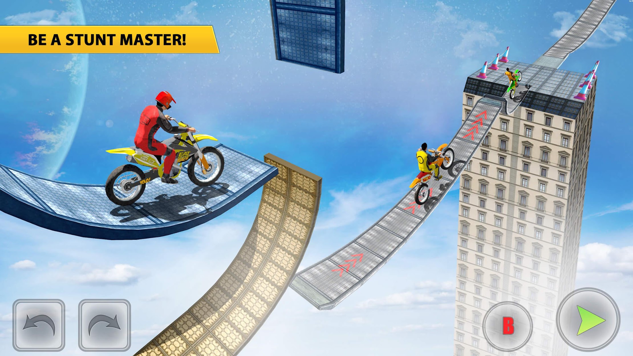 اسکرین شات 3 بازی Bike Stunt Race 3D: Bike Games
