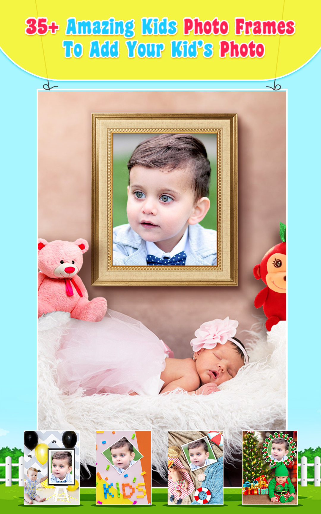 اسکرین شات 3 برنامه Kids Photo Editor Frames