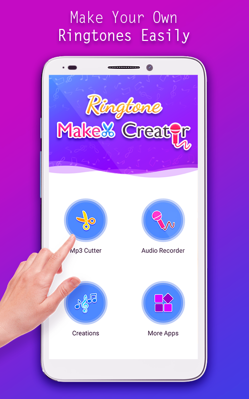 اسکرین شات 1 برنامه Ringtone Maker & Creator