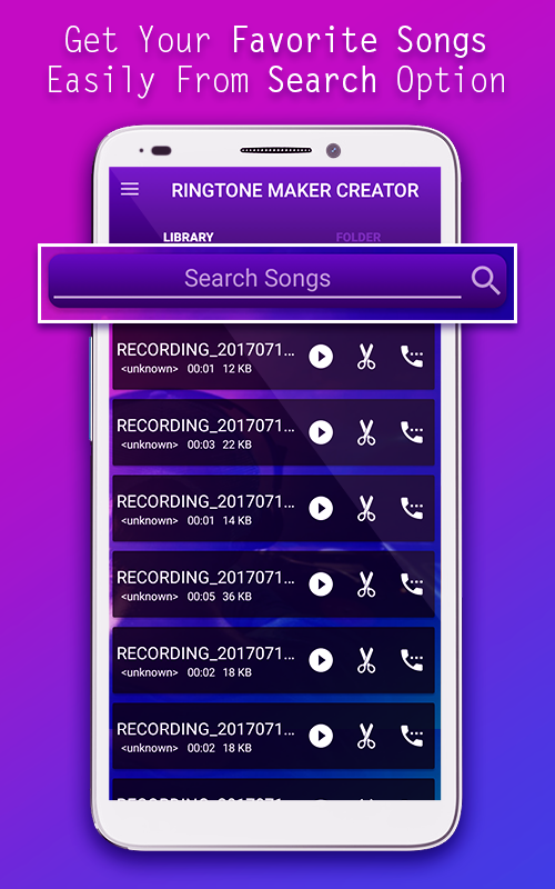اسکرین شات 4 برنامه Ringtone Maker & Creator
