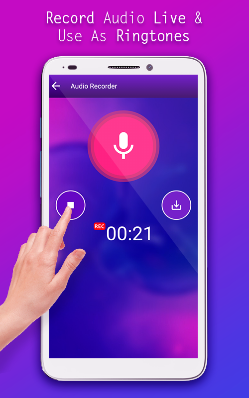اسکرین شات 3 برنامه Ringtone Maker & Creator