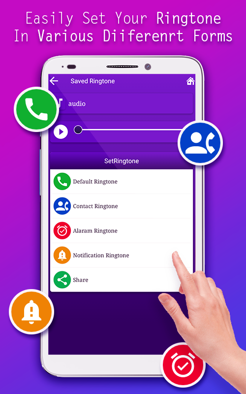 اسکرین شات 6 برنامه Ringtone Maker & Creator
