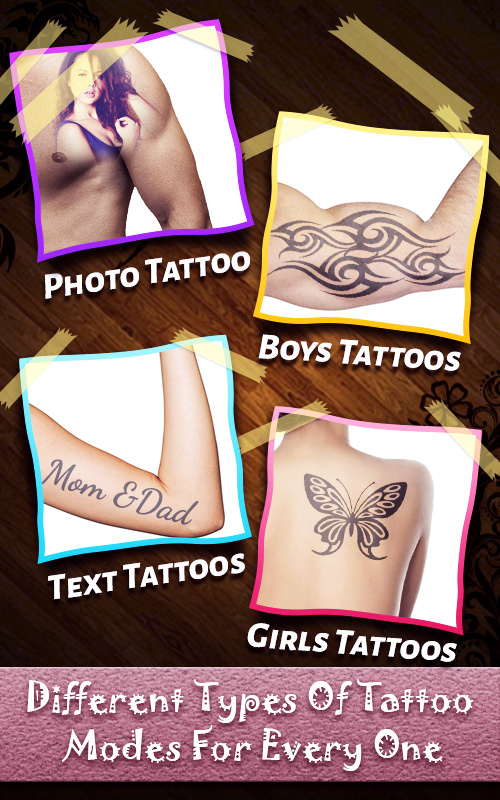 اسکرین شات 5 برنامه Tattoo my photo maker
