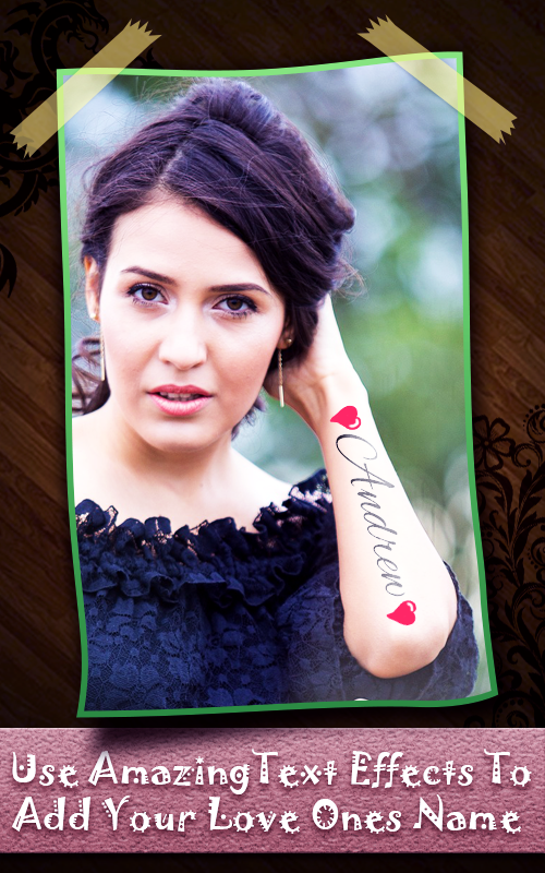 اسکرین شات 7 برنامه Tattoo my photo maker