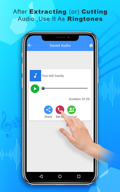 اسکرین شات 4 برنامه Video to Audio Mp3 Converter
