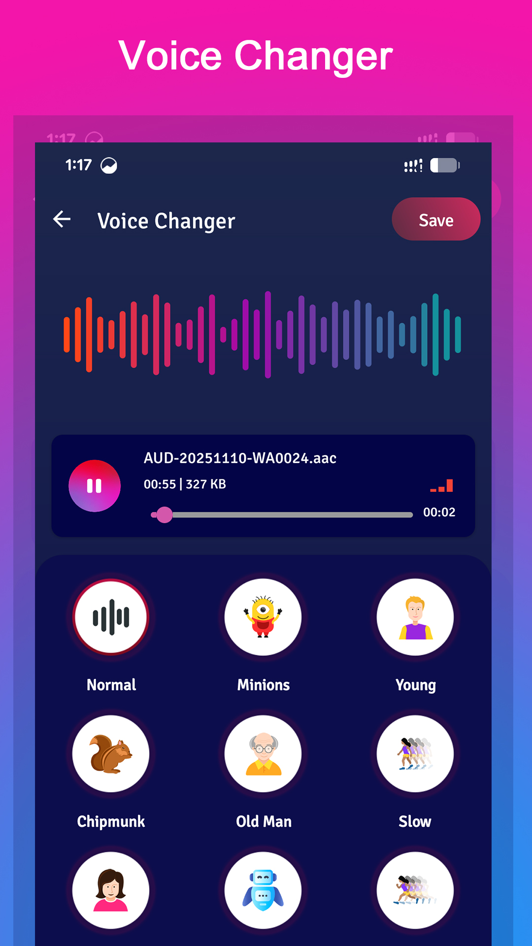 اسکرین شات 3 برنامه Video to Audio Mp3 Converter