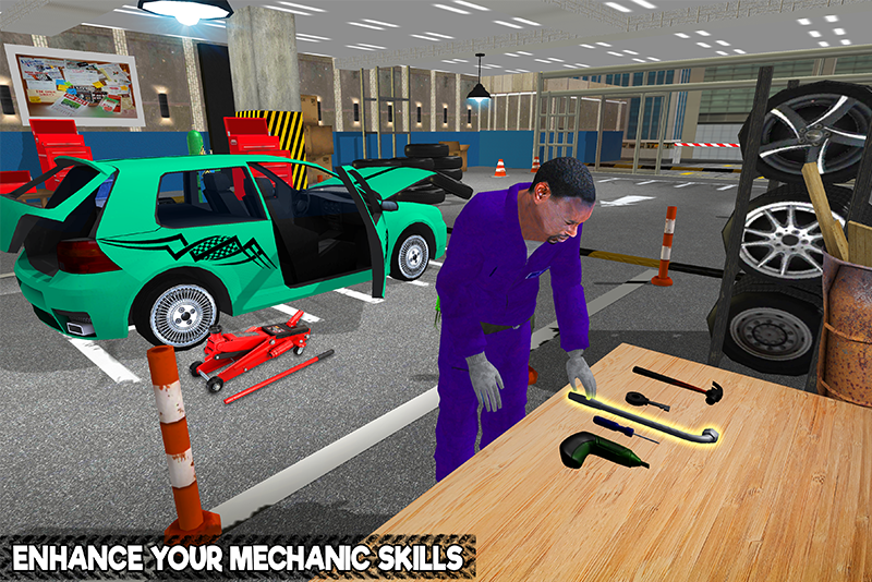 اسکرین شات 5 بازی Car Mechanic Robot Workshop