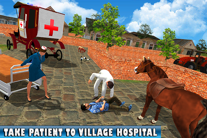 اسکرین شات 2 بازی Cart Ambulance Village