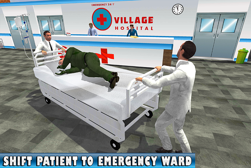اسکرین شات 3 بازی Cart Ambulance Village