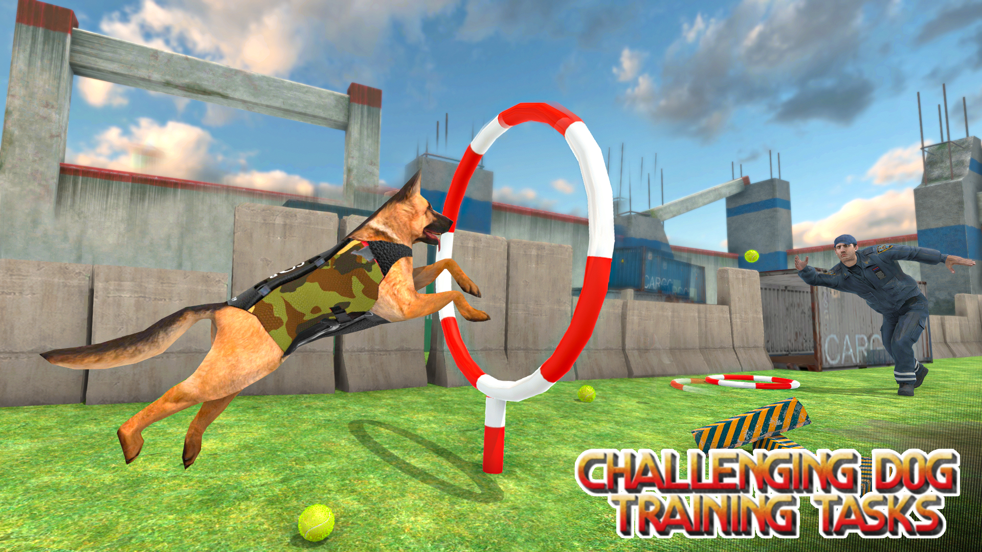 اسکرین شات 1 بازی US Army Dog Training Camp