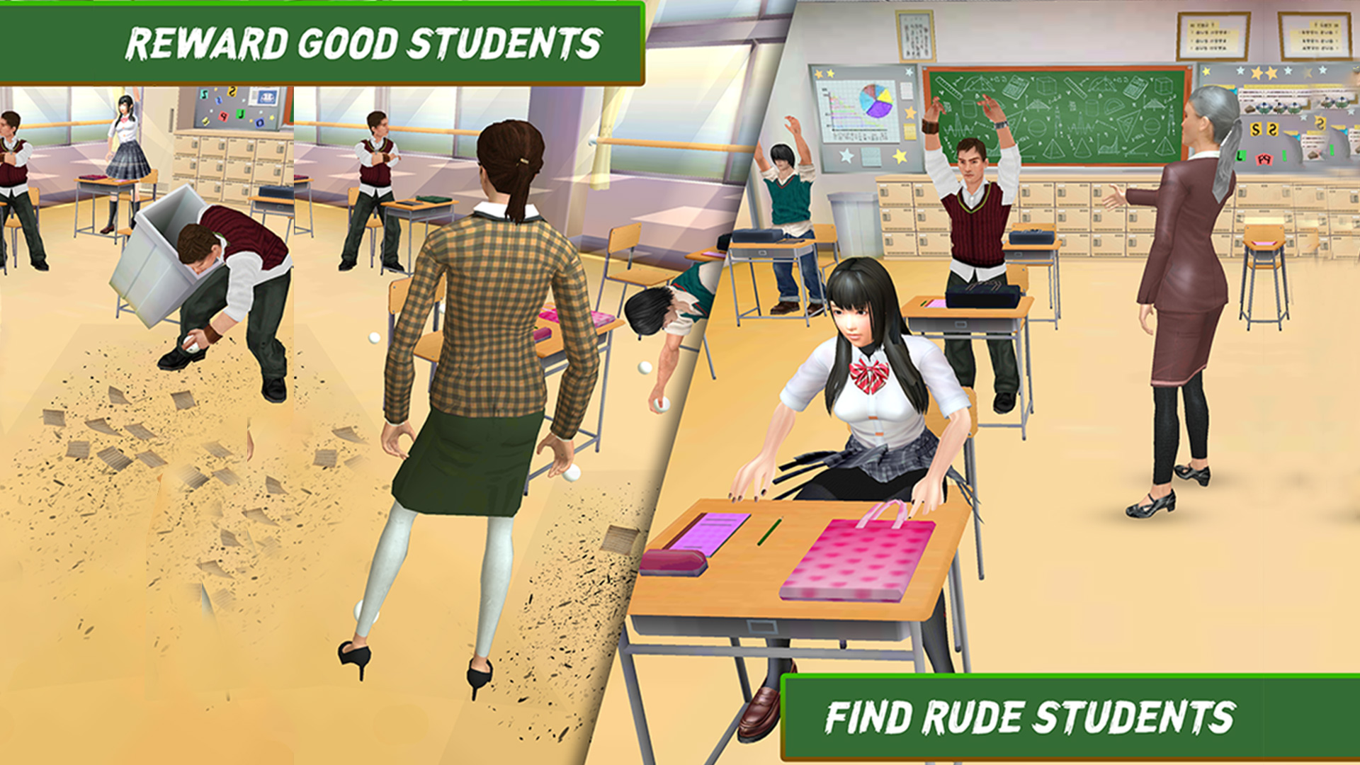 اسکرین شات 1 بازی School Intelligent Teacher 3D
