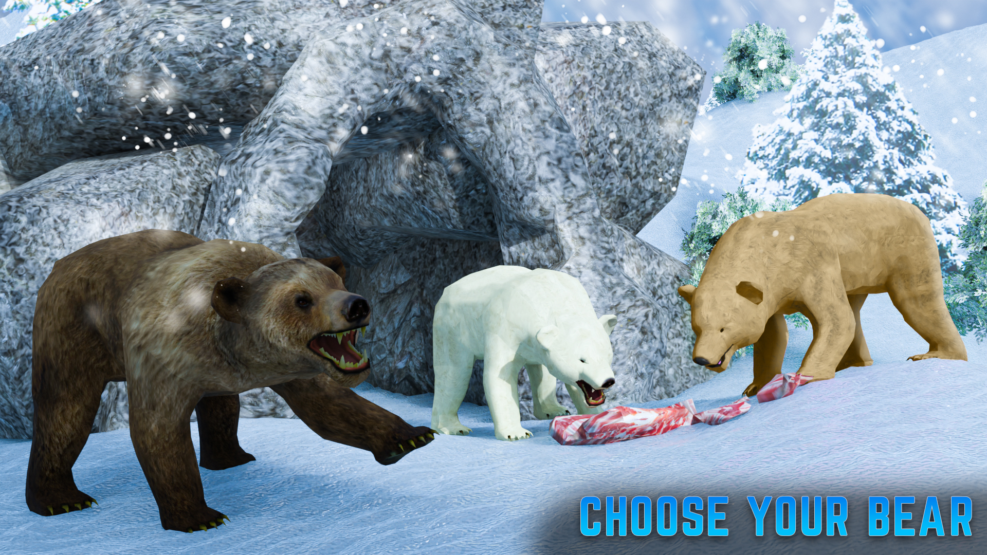 اسکرین شات 2 بازی Polar Bear Family Survival
