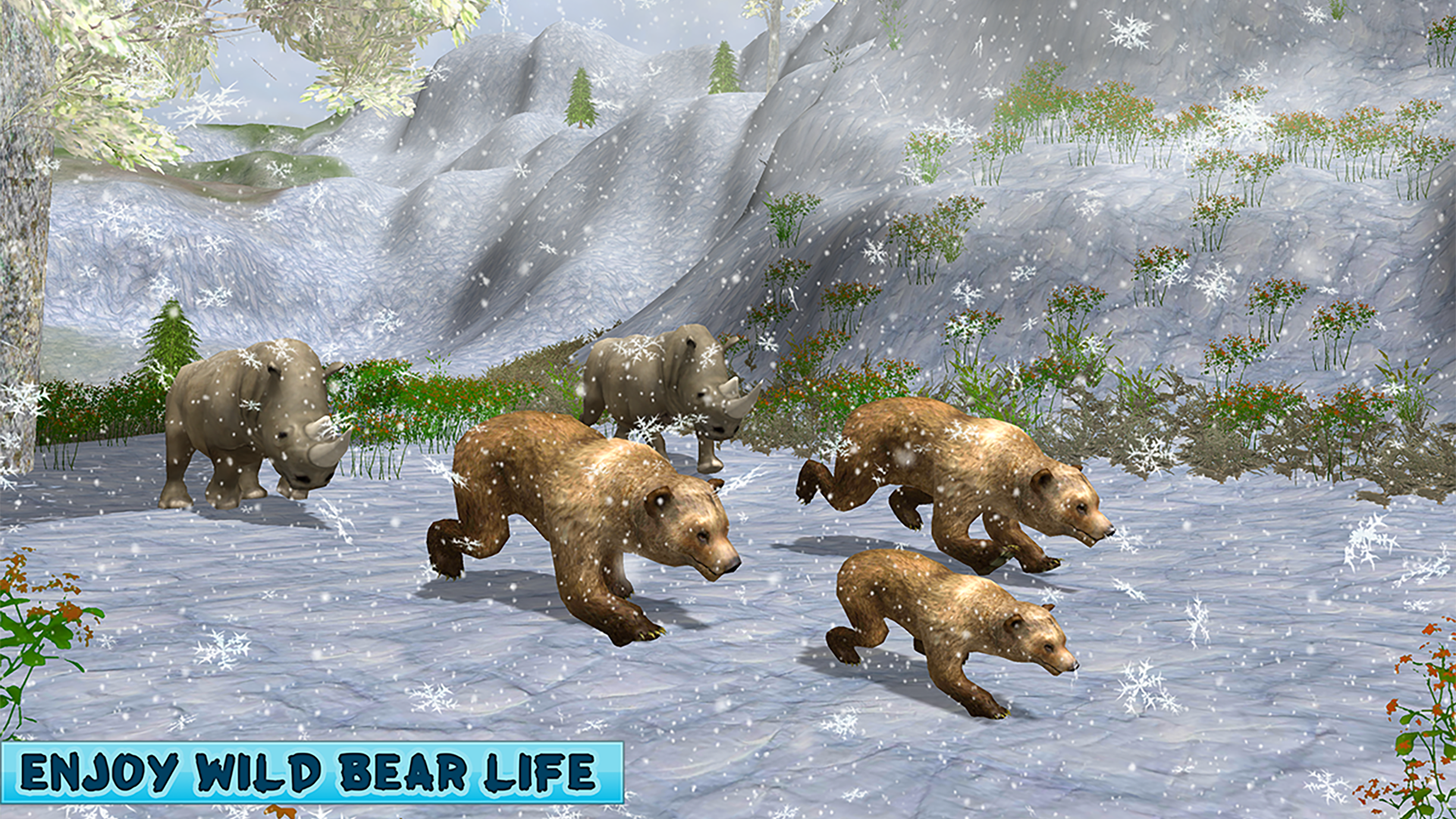 اسکرین شات 5 بازی Polar Bear Family Survival