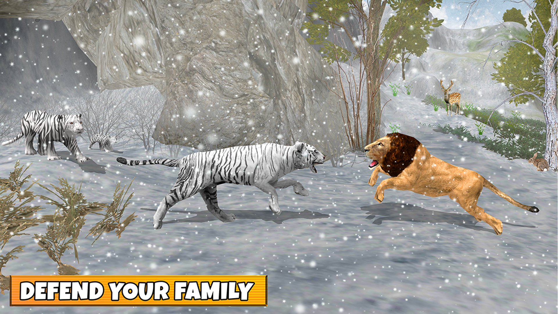 اسکرین شات 7 بازی Snow Tiger Game Family Survive