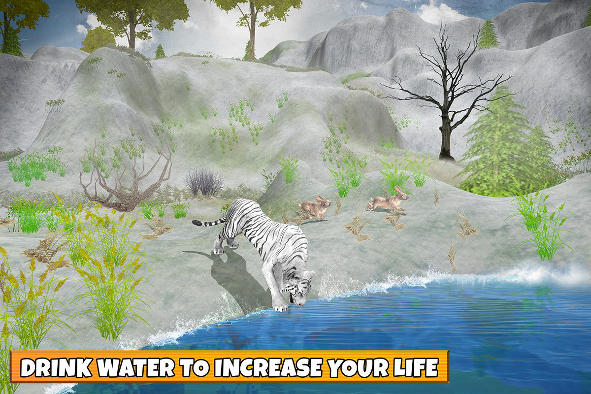 اسکرین شات 5 بازی Snow Tiger Game Family Survive
